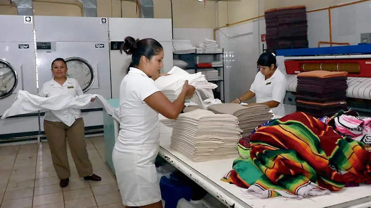 Trabajadoras lavandería